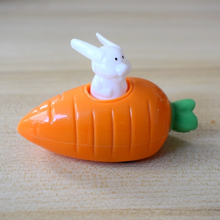 Funny bunny carrot car