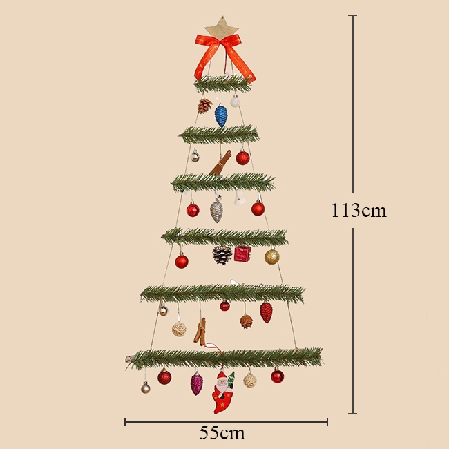 Glowing Christmas tree decoration size